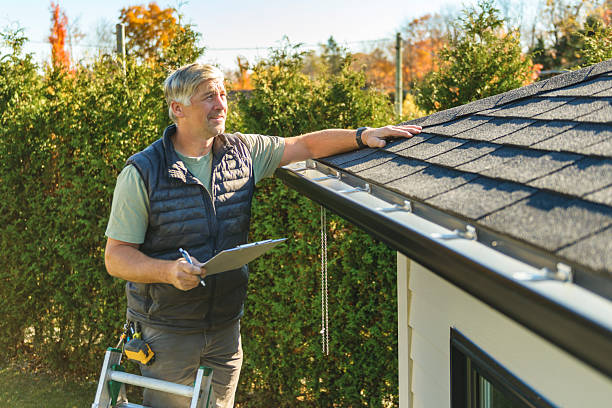 Professional Roofing technician working in Antes Fort, PA